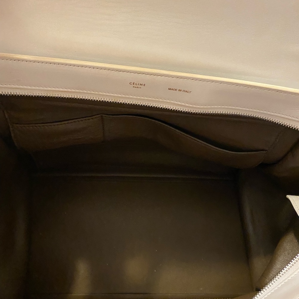 Authentic Celine Trapeze calfskin and suede bag - Picture 3 of 10